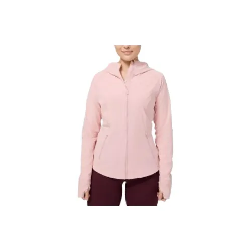 Lululemon Mist Over Trench Coats Women's Ceramic Pink