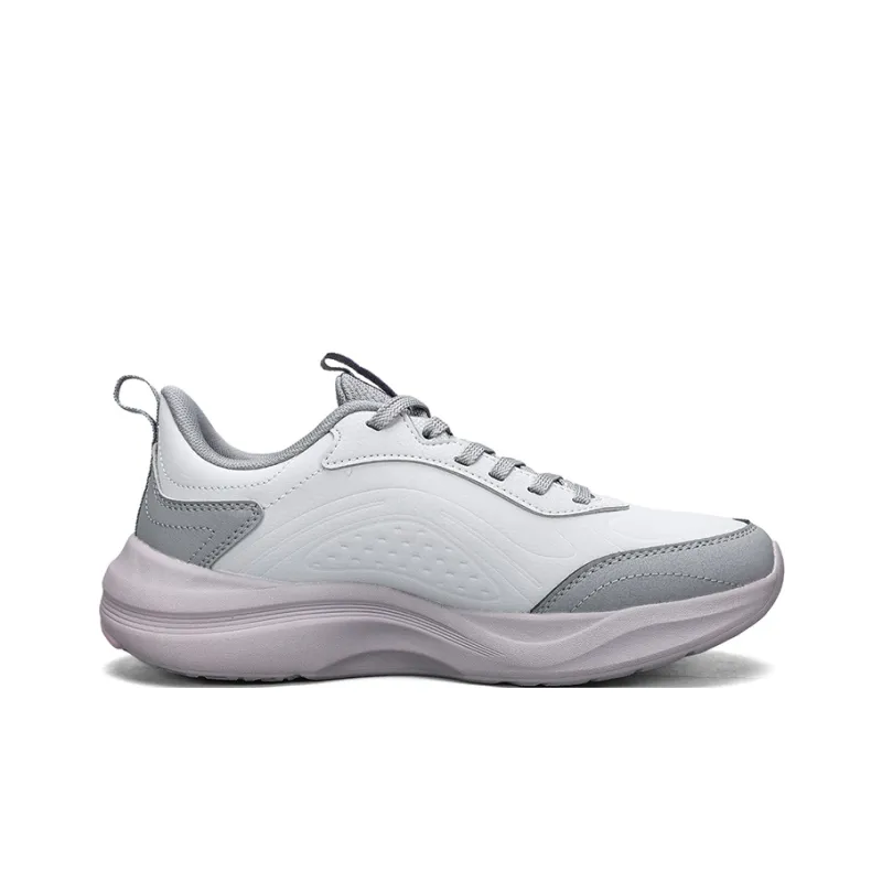 PEAK Cushioned Wear Resistant Slip Resistant Running Shoes Women's Smoke Gray-1