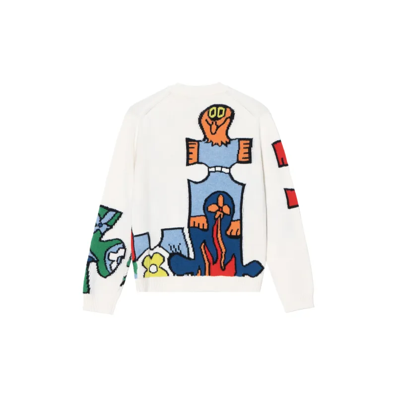LOUIS VUITTON Lv Puzzle Jacquard Crewneck-1