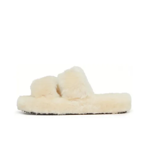 CELINE Slide Slippers Women's Beige