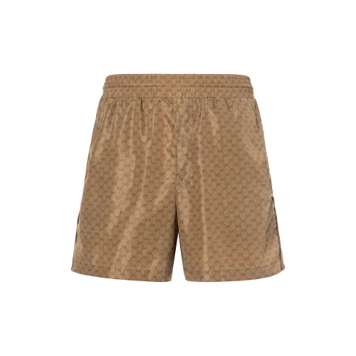 GUCCI Casual Shorts Men Camel