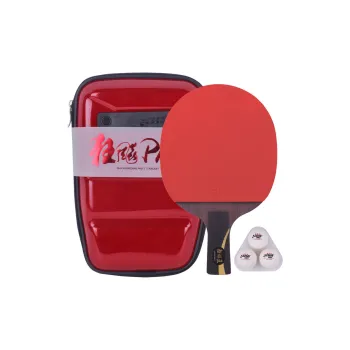 DHS Ping Pong Paddles Unisex All Wood Black/Red
