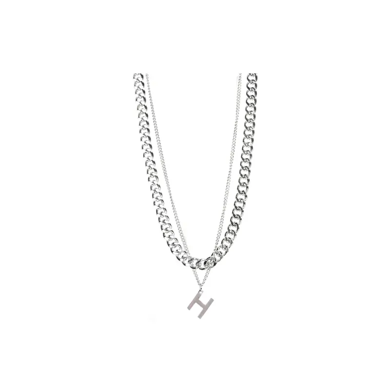 IOTS Silver Plated Necklaces Unisex-7