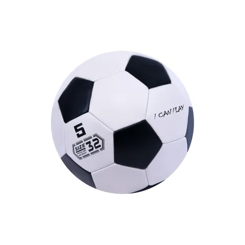 PEAK 5 Size 4 Ball Soccer PU Machine Stitched Soccer Ball Unisex Black White