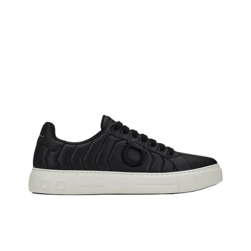 FERRAGAMO Gancini-plaque Low-top Sneakers-1