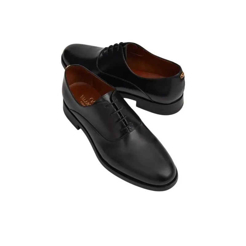 Valentino VLogo Signature GARAVANI Dress Shoes Men's Black-3