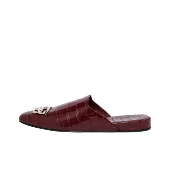 Balenciaga Closed Toe Slippers Women's Red
