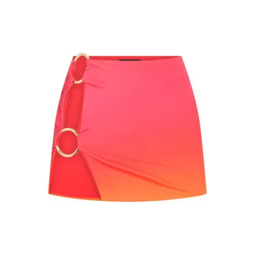 Louisa Ballou Casual Short Skirts Women's Bright Pink