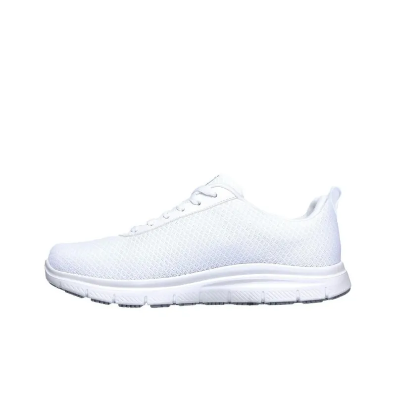 Skechers Work Flex Advantage Bendon SR Slip Resistant, Abrasion Resistant, Breathable Low Top Casual Shoes Men's White-1