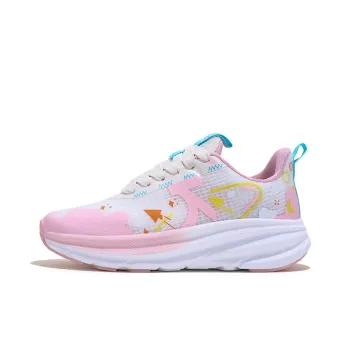 KVIV Paper Airplanes Cushioning Lightweight Breathable Low-Top Casual Shoes Women's Pink