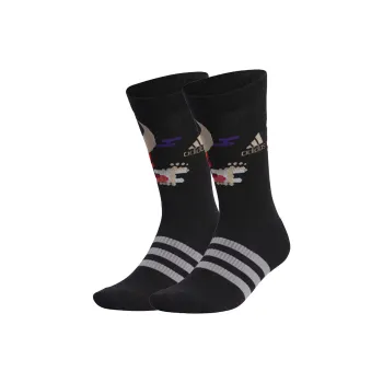 Adidas CNY Collection Mid Calf Socks Unisex 2 Pack Black