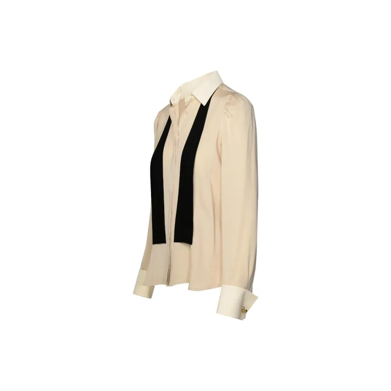 MaxMara Button Detailed Long Sleeved Blouse-2