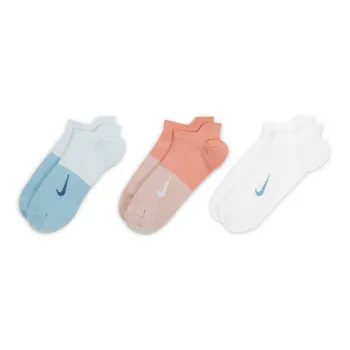 Nike Ankle Socks Women's 3 Pack Blue/White/Orange