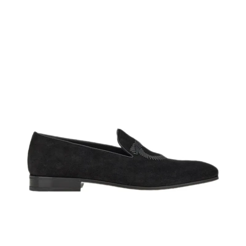 FERRAGAMO GANCINI Loafers Men's Black-1