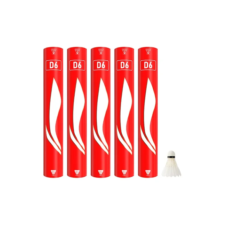 LiNing D6 Duck Feather Shuttlecock 12 Pack Duck Feather Shuttlecocks-6