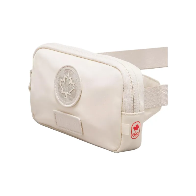 Lululemon Recycled Polyester With Nylon Crossbody Fanny Pack Mini Unisex Beech Natural Color-1