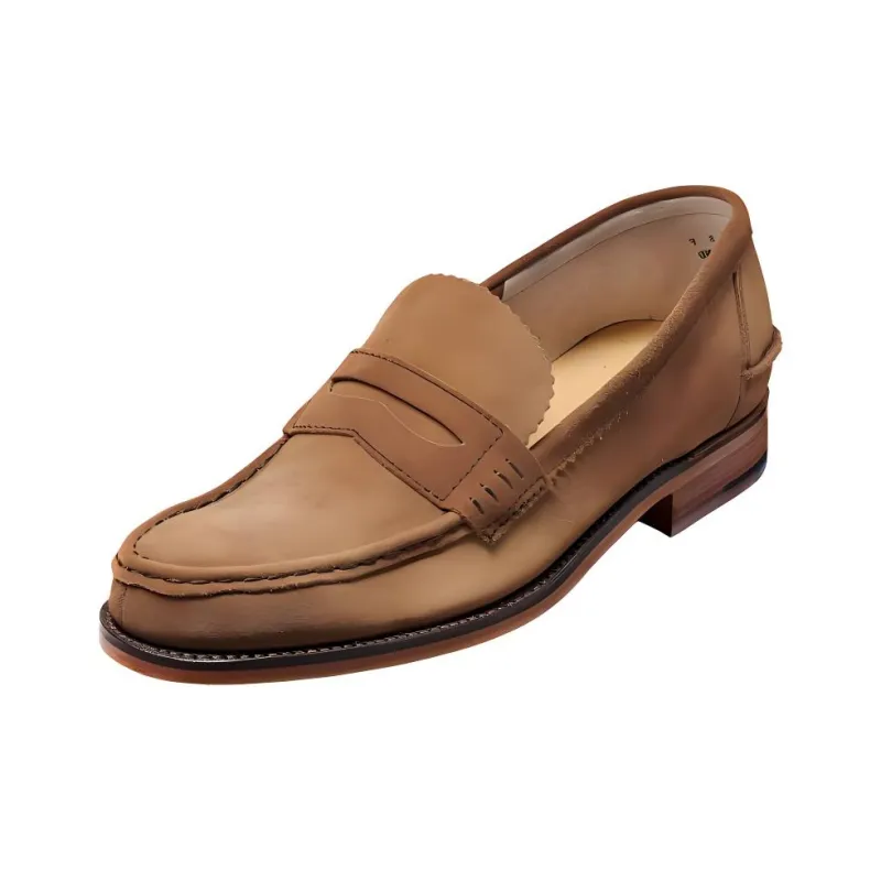 BARKER Caruso Loafers Men's Light Brown-0