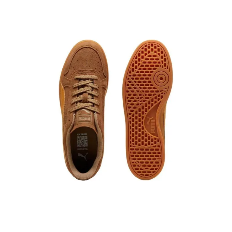 PUMA Indoor R Suede Chocolate Chip Sport Yellow-3