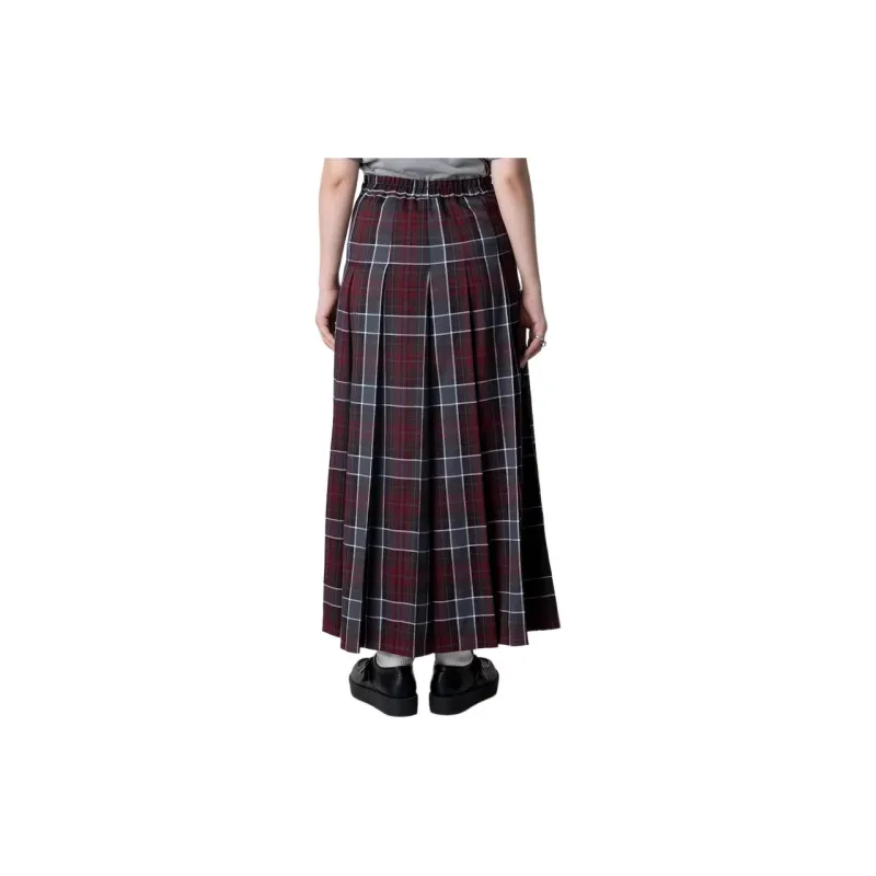 FREAK'S STORE Casual Long Skirt Women's Burgundy-1