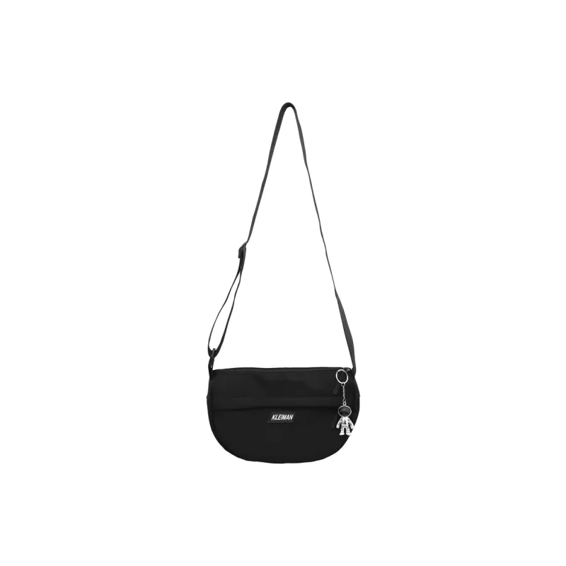 OUZIHUANG Nylon Crossbody Bag Regular Unisex Black/Blue/Orange/White/Green-1