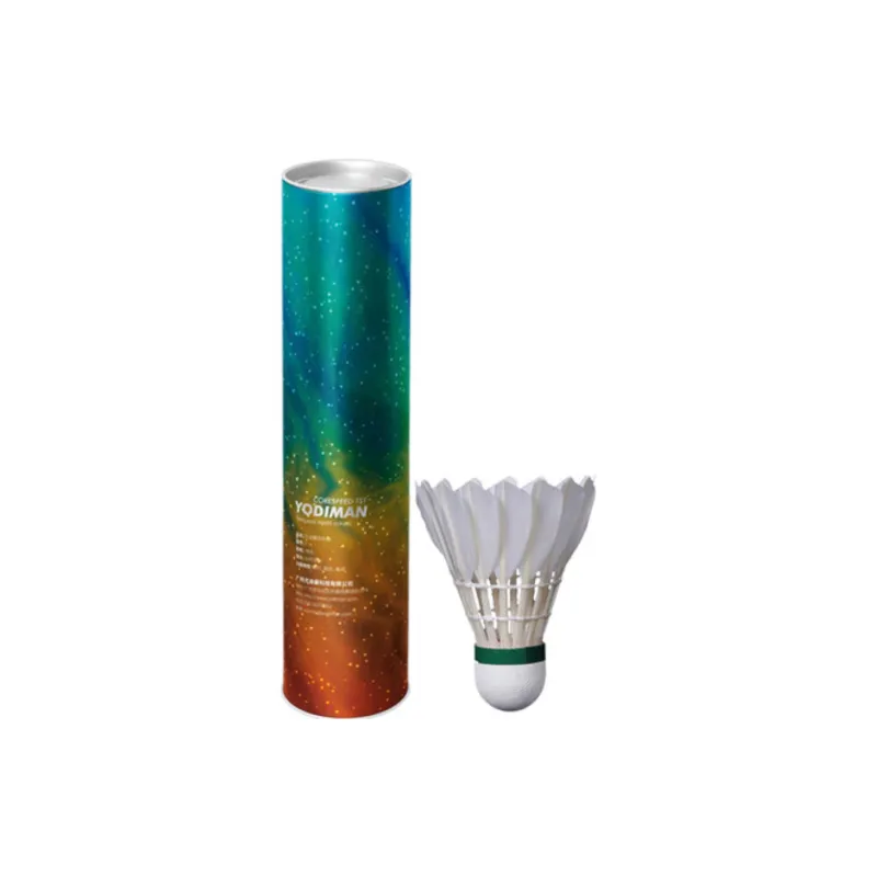 YODIMAN Selected Collections Duck Feather Shuttlecock Water Duck Shuttlecocks 12 Pack Canister-4