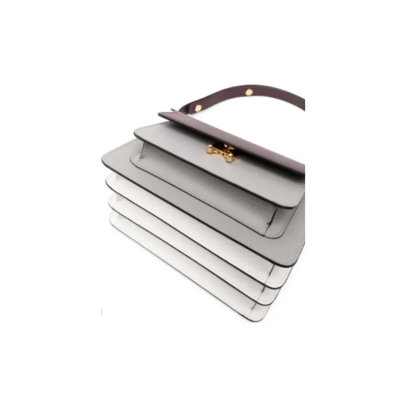 MARNI Trunk Colour Block Foldover Top Tote Bag-2