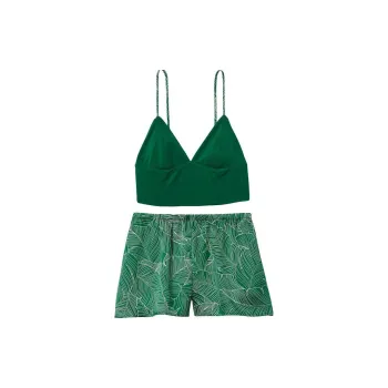 Victoria's Secret Underwear Accessories Women's Green Print
