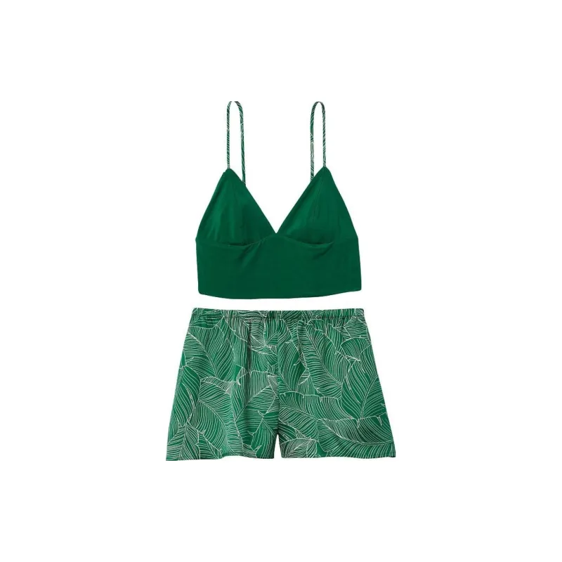 Victoria's Secret Underwear Accessories Women's Green Print-0