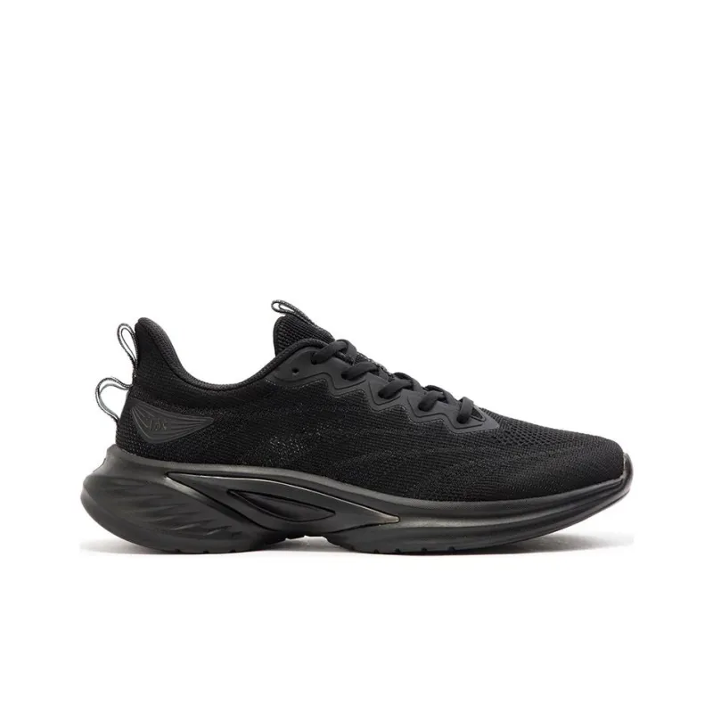 361° Cushioned Slip Resistant Low Top Sprint Running Shoes Men's Black-1