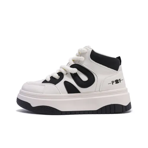 PAUL FRANK Lifestyle Shoes Women's Mid-Top White/Black