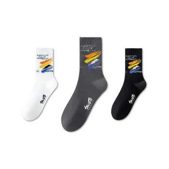 Taste The Color Mid Calf Socks Men's 3 Pack
