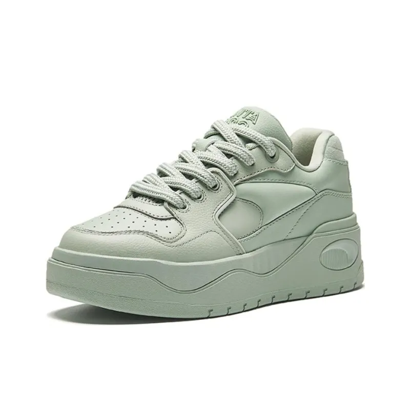 Anta 982EVO Anti-Slip And Wear-Resistant Support Height Increasing Low-Top Skateboard Shoes Women's Green-1
