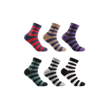 INVISIBLE Mid-Calf Socks Unisex 6 Pack