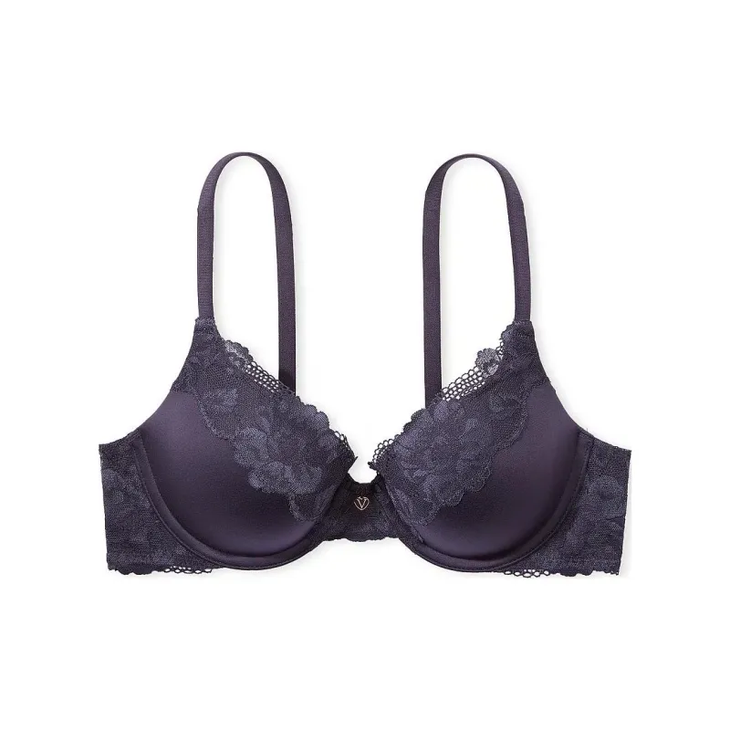 Victoria's Secret PINK BODY BY VICTORIA Perfect Shape Ph Up Le Tm Bra/SB Bra Women's Slate Blue-0