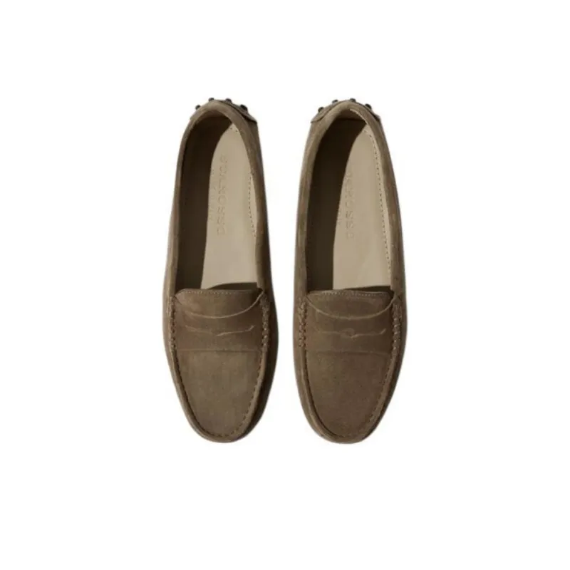 SCAROSSO Ashley Suede Loafers Women's-2