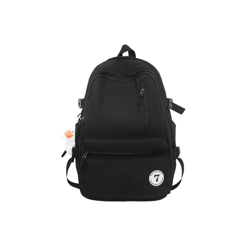 BAODIDAISHU Nylon Fabric Backpack Laptop Bag Backpack Tubas Unisex White/Black/Red/Green-3
