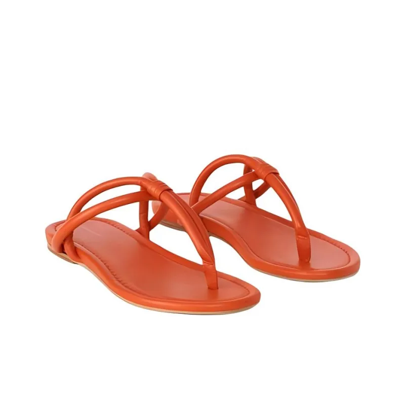Fabiana Filippi Abrasion-Resistant Flip Flops Women's Red-2
