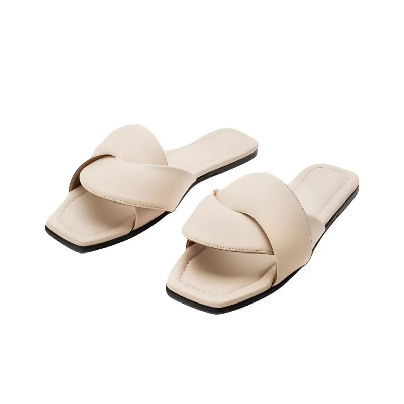 ATP Atelier Slide Slippers Women's Beige-2
