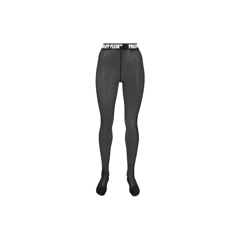 PHILIPP PLEIN Signature Stripe Crystal embellished Tights-0