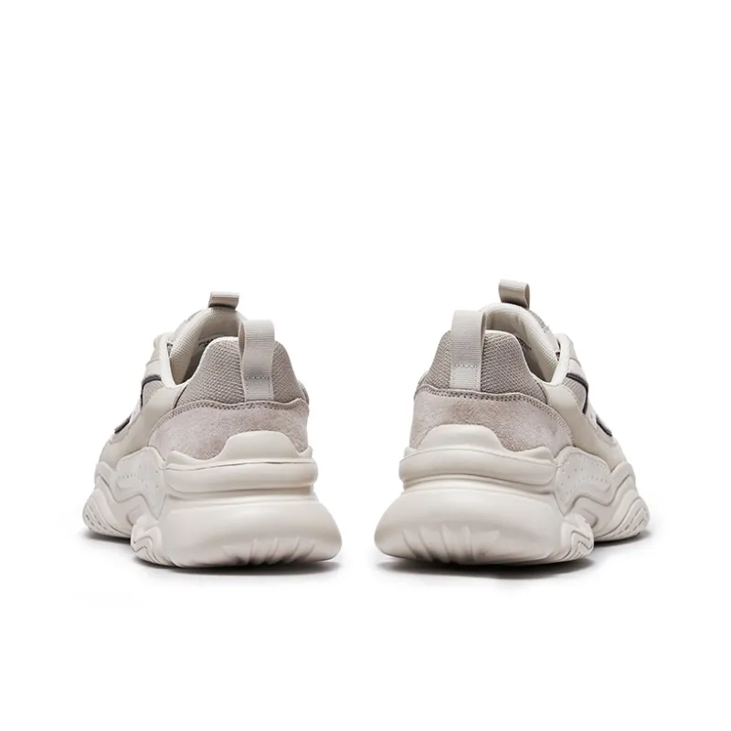 CAMEL Breathable Height Increasing Low-Top Chunky Sneakers Women's-3