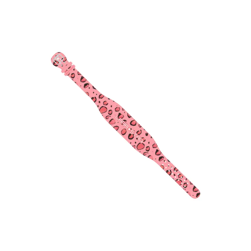 LARA STAR Back Support Braces Fitness Protective Compression Slip-Resistant 1 Pack Sexy Pink Leopard Cow Leather Unisex-0