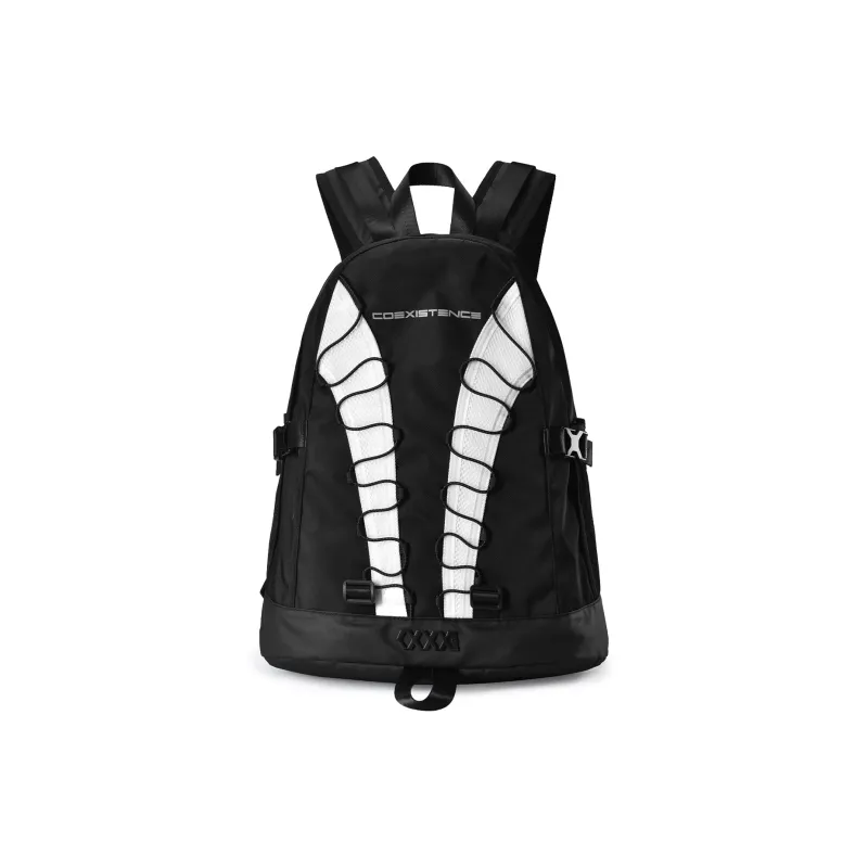 COEXISTENCE Polyester Backpack Regular Unisex Black-1