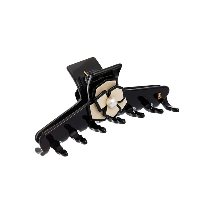 ALEXANDRE DE PARIS Minimalist Camellia Large Size Claw Clip Hair Accessories Headwear Women's-3