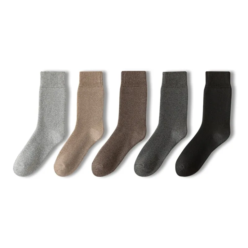 JIAZINI Mid Calf Socks Men's 5 Pack-4