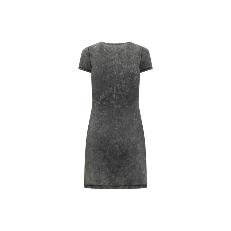 DIESEL D Crespe A line Denim Dress-1