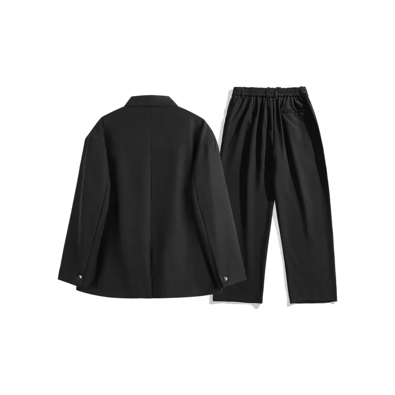 RAP PANDA Business Suits Unisex Black-1