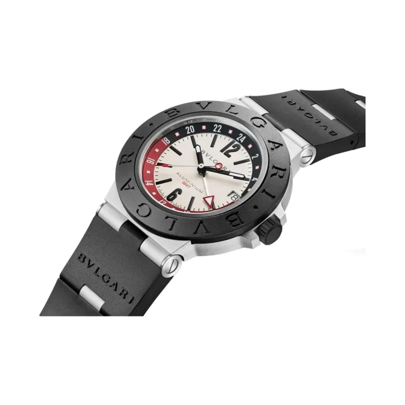 BVLGARI BVLGARI∙BVLGARI Collection Wrist Watch Automatic Mechanical Movement Rubber Strap 40mm Black Dial Men's Watches-1