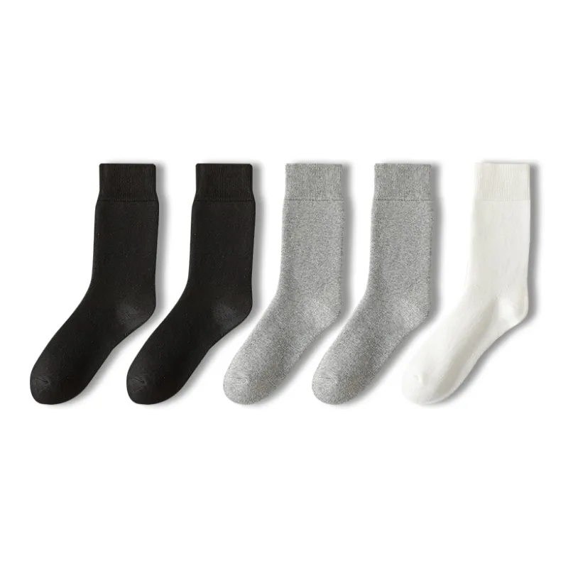JIAZINI Mid Calf Socks Men's 5 Pack-0