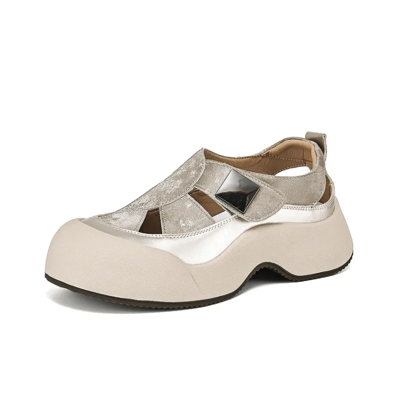 DAPHNE Beach Sandals Women's Champagne/Pink/Khaki-6