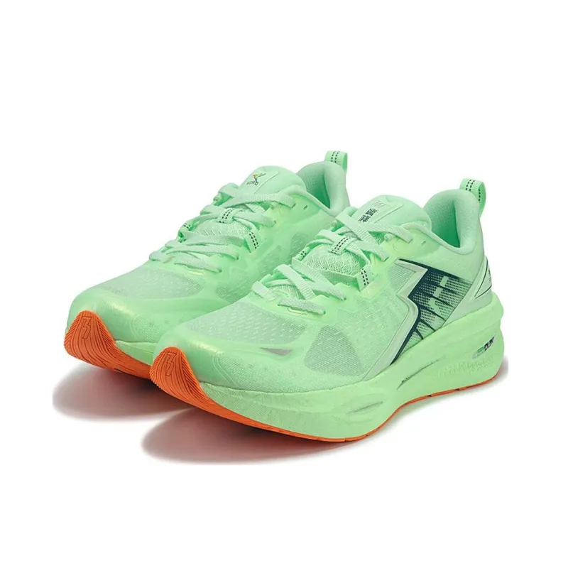 361° Float Anti Slip Wear Resistant Low Top Casual Running Shoes Men's Ice Emerald Green Numbers Teal-2